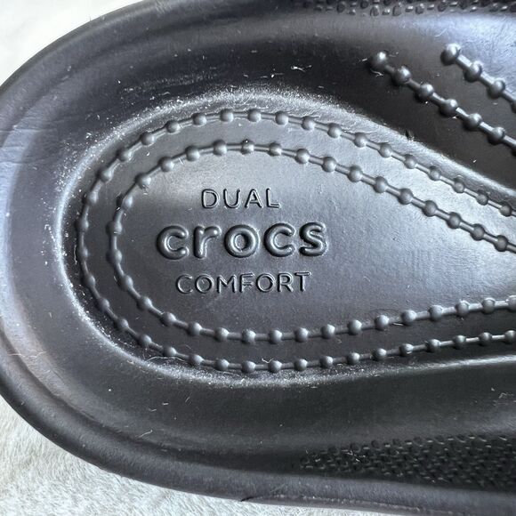 Crocs Sarah Clogs Mules Dual Comfort Espresso Brown Women’s 7 - Picture 10 of 11